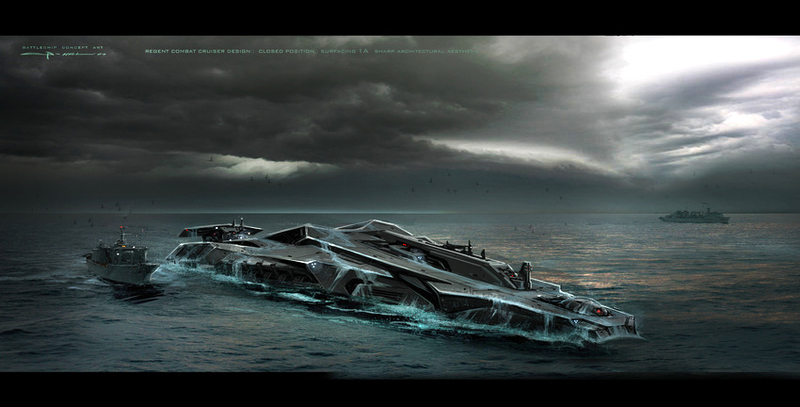 Illustration for article titled The Raw Beauty of Battleship's Alien Concept Art